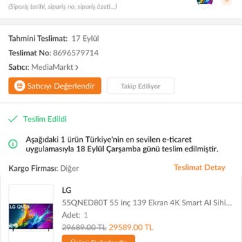 Media Markt Trendyol Sipariş Teslim Etmiyor 25 Gündür