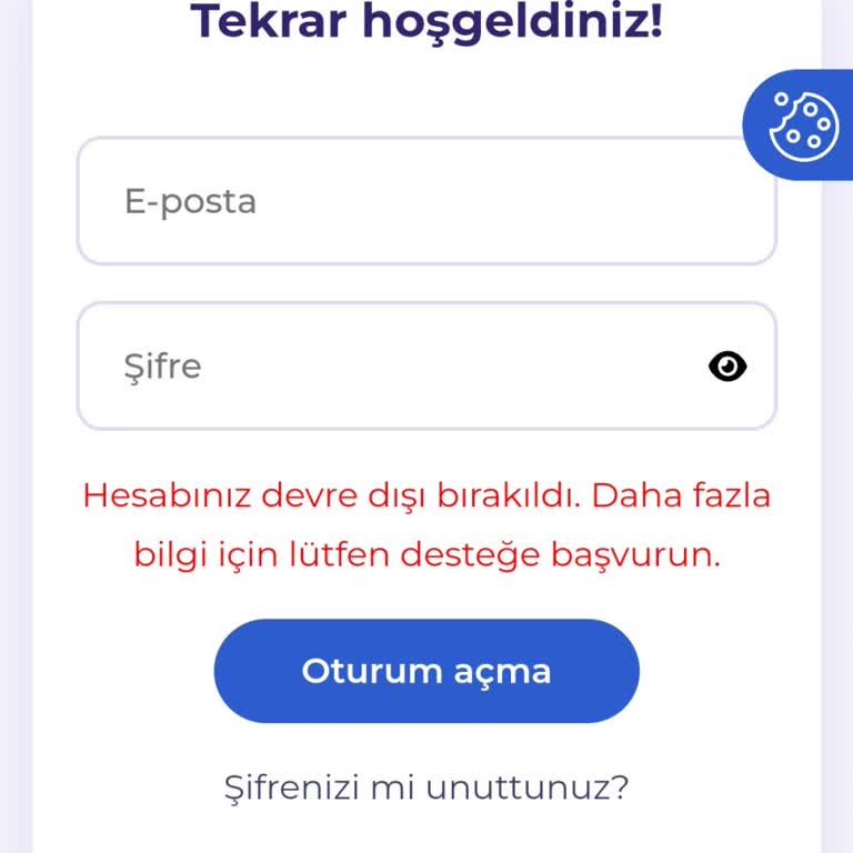 Mobrog Anket Anket Sitesinde Hesabımın Haksız Yere Devre Dışı Bırakılması