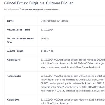 Türk Telekom Yanlış Bilgilendirme Ve Fahiş Tarife Fiyatı