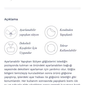 Penti Yapışkanlı Sütyen Problemi
