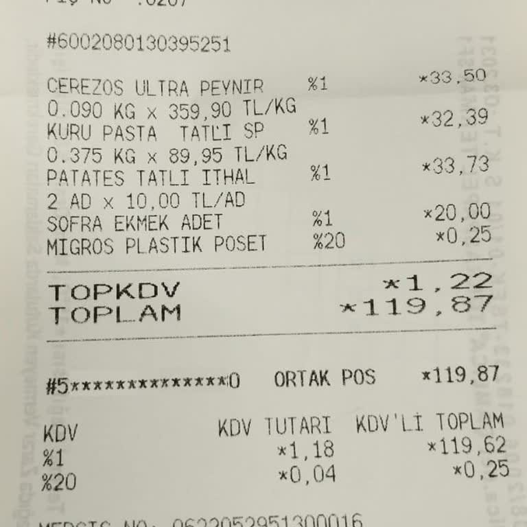 Migros'ta Almadığım Poşeti Fişe Eklemişler