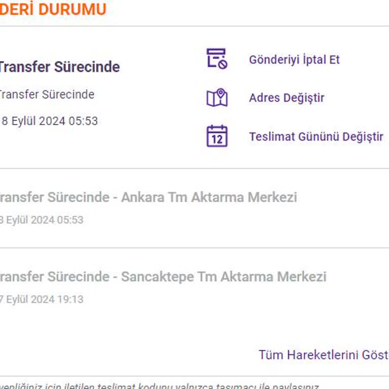 Hepsijet Gönderi Ulaştıramıyor, İletişim 0