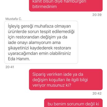 Yemeksepeti Yanlış Ve Geç Gelen Sipariş Mağduriyeti