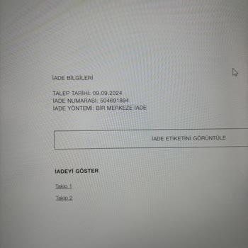 Zara Gönderilen İadeyi Kaybetti