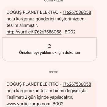 Yurtiçi Kargom Yanlış Şubeye Gönderildi, Teslimat Gecikti
