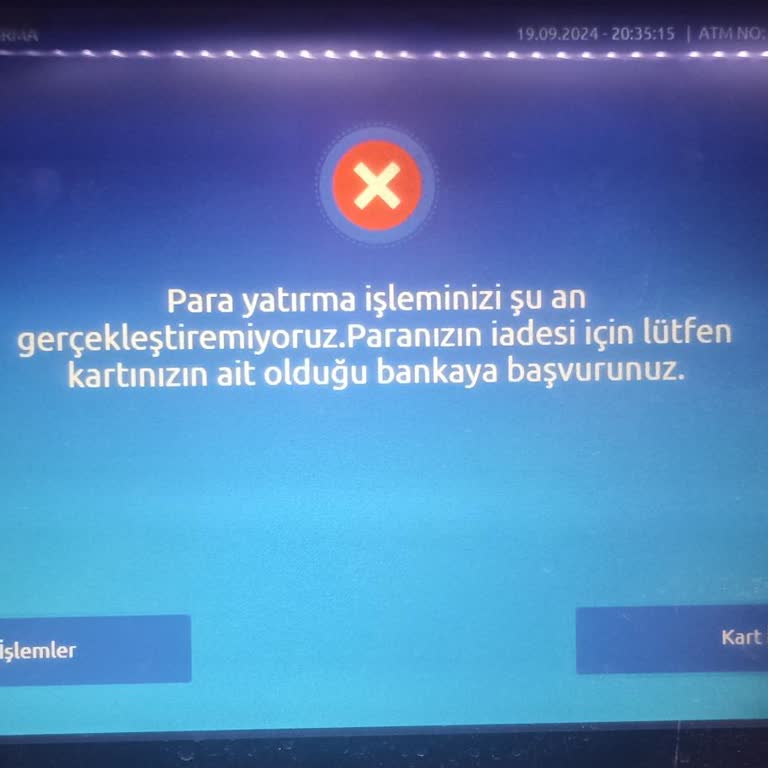 Türkiye Finans Para İadesi Yapmaması