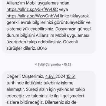 Allianz Sigorta Alliaz Sigorta Ödememizi Gerçekleştirmiyor