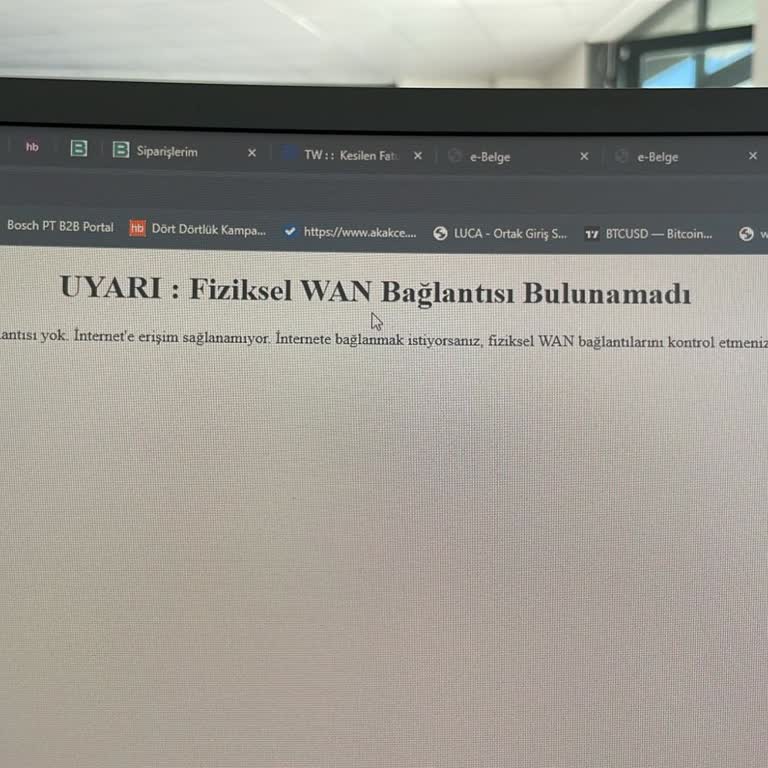 Türk Telekom Wan Bağlantısı Bulunamadı Hatası