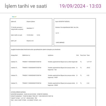 Enpara Bankalar Birliğine Risk Raporu