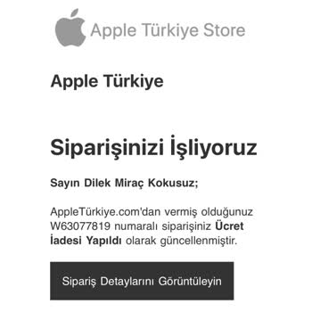 Appleturkiye.com Para İademi Yapmıyor