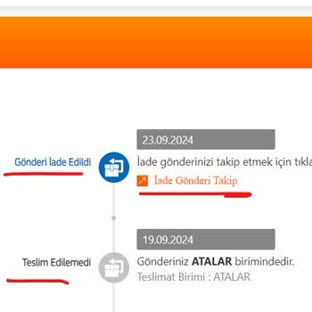 Vivense Kontrolüm Dışında Yapılan İade İşlemi