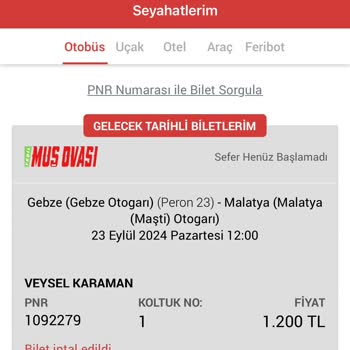 Yeşil Muş Ovası Rötar Yapan Araç Ve Ücret İadesi Sorunu