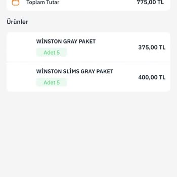 Winston Gray Tütün Boşalması Ve Filtre Sorunu Hk.