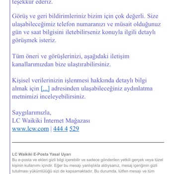 LCW Web Sitesi Erişim Engeli