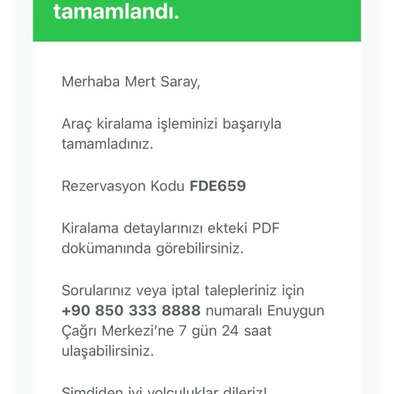 Enuygun.com Araç Kiralama Sürecinde Yaşanan Sorunlar Ve Çözüm Eksikliği