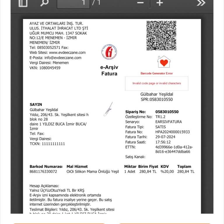 Oioi Düğmesi Koptu Yardımcı Olur Musunuz