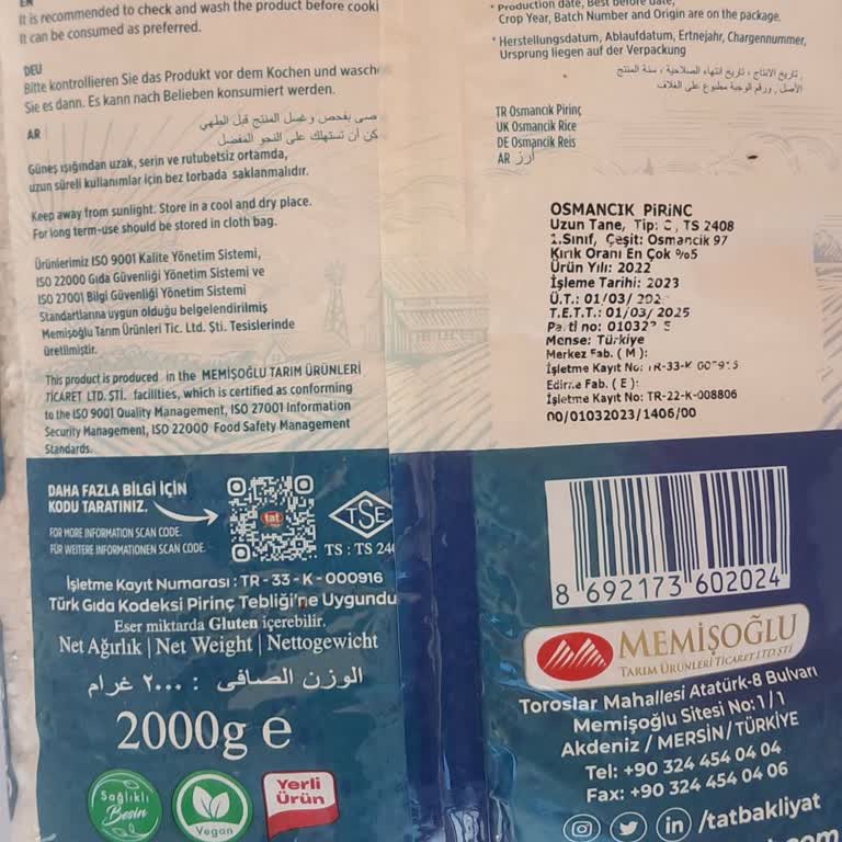 Tat Osmancık Pirinç Böceklenmesi!