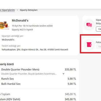 Yemeksepeti Firması Fiş Vermiyor!