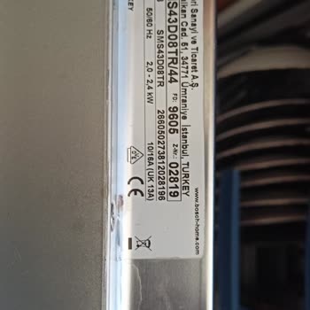 Bosch Bulaşık Makinesi Inox Olmasına Rağmen PASLANDI, FİRMA Çözmedi