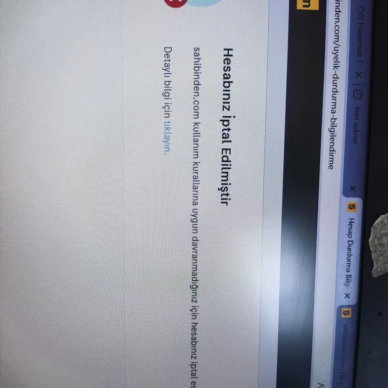 Sahibinden.com Üyelik İptali