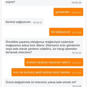 Migros Sanal Market Siparişlerinde Eksiklik Ve İade Sorunu