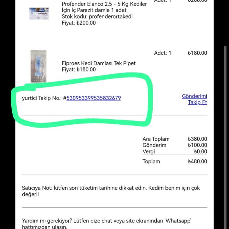 Vet Diets & Drugs Teslimat Sorunu Ve İade Talebi