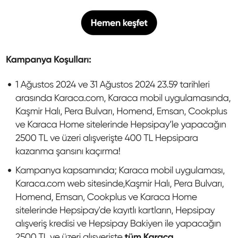 Hepsipay Kampanya Kapsamında 400 TL Olan Paramı Vermiyor