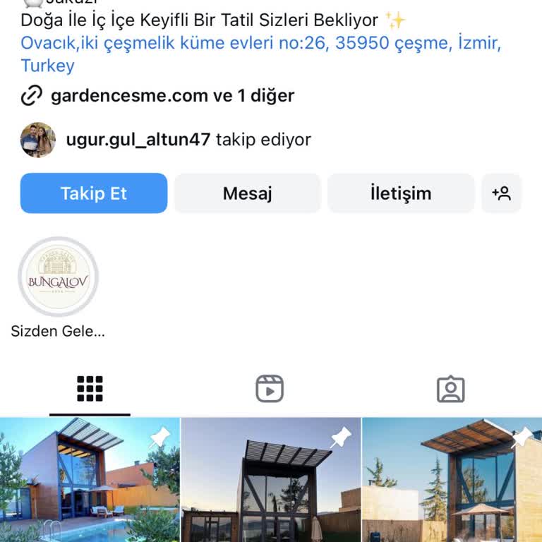 Garden Çeşme Bungalov Rezervasyon Sonrası Engelleme Ve Para Kaybı