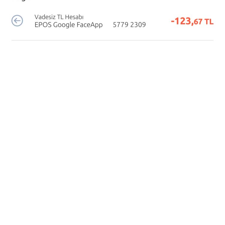 FaceApp Yanlışlıkla Yapılan Abonelik Ve İade Talebi