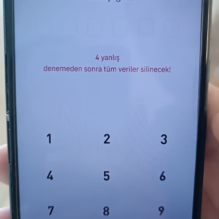 Trust Wallet 6 Haneli Telefon Şifresi Hatası