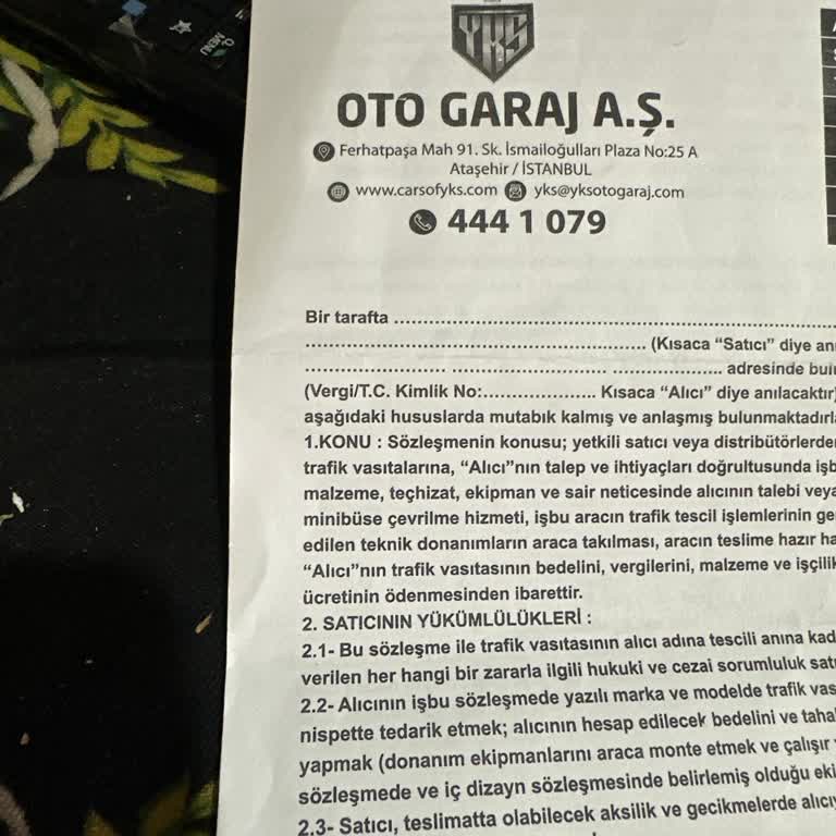 Oto Garaj Sakarya Ve İstanbul'da Ticari Araç Satışı Ve Müşteri Şikayetleri