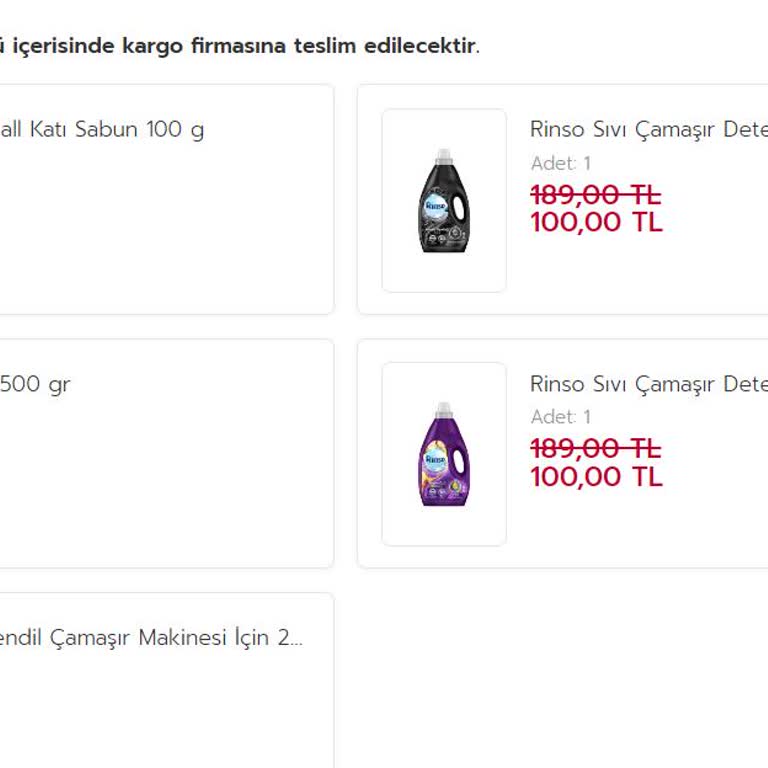 Rossmann Eksik Ürün Gönderimi