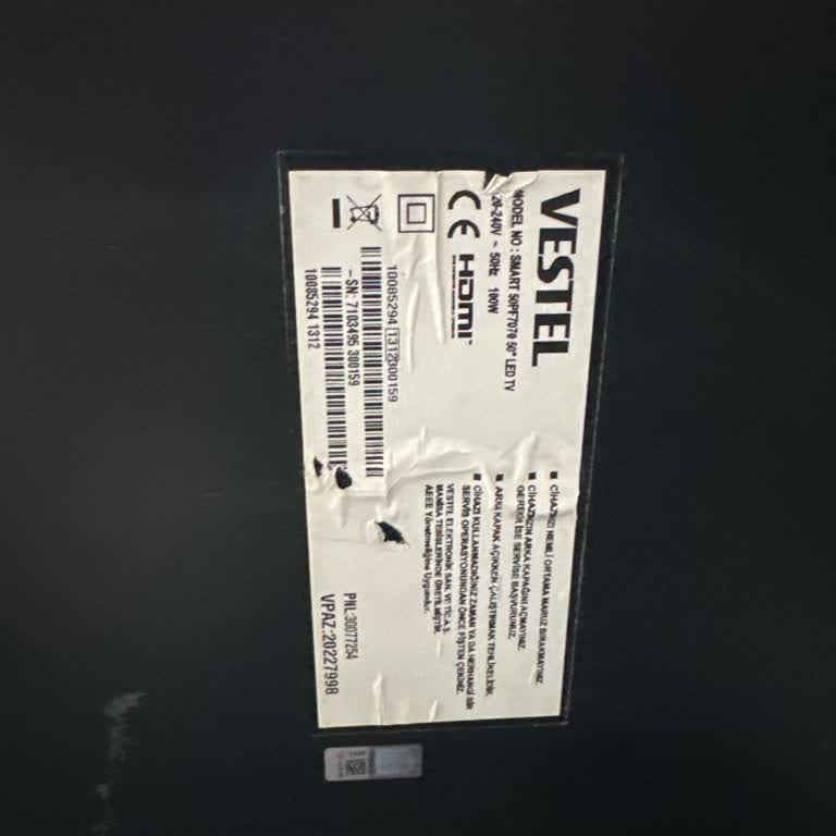 Vestel TV Ekran Sorunu Ve Servis Hizmeti Eksikliği