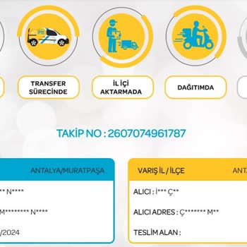 PTT Kargo Lara Şubesi - Teslim Edilmeyen Paket