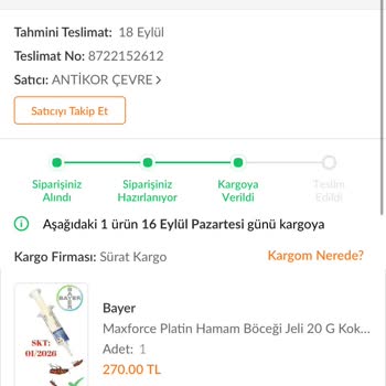 Trendyol Müşteri Kargo Problemiyle İlgilenmiyor