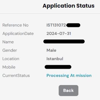 BLS International Processing At Mission.