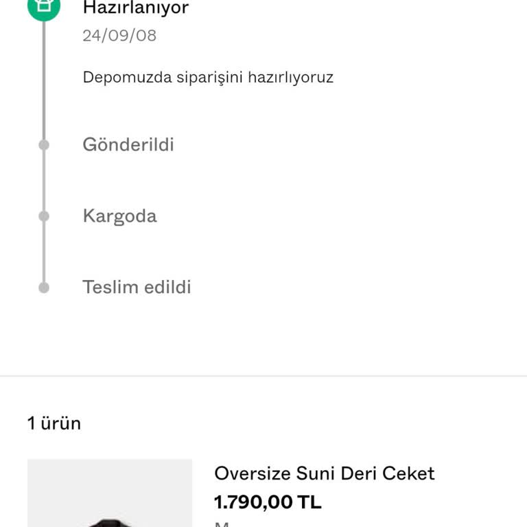 Bershka Siparişim Kargoya Verilmiyor