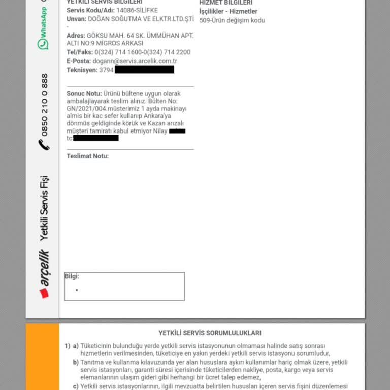 Yeni Alınan Çamaşır Makinesi Yanık Kokusu ve Güvenlik Sorunu