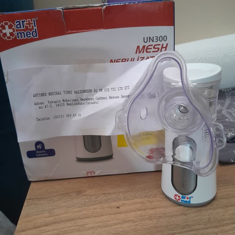Artımed Medikal Un300 Mesh Nebülizer 3. Kez Garantiye Gitti Geldi Yine Çalışmıyor