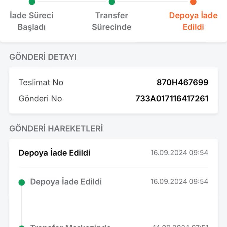 Trendyol Express Siparişi Teslim Ettim Deyip Depoya İade Etti