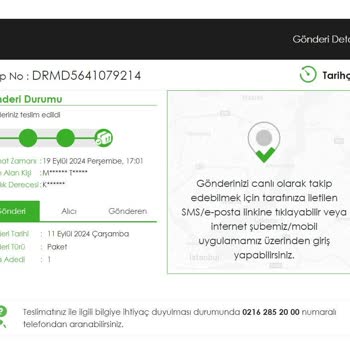 Derimod Teslim Edilmeyen Ürün Teslim Edildi Gözüküyor