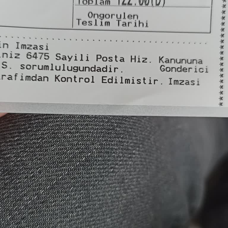 PTT Kargo Fahiş Fiyat Ücreti