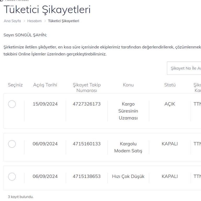 Türk Telekom Teslimatı Sağlanmayan Modem Hakkında