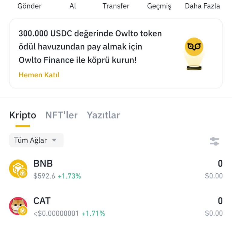 Binance’de Param Kayboldu