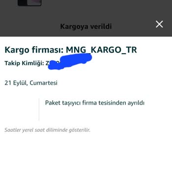 Amazon Telefon Siparişim Ulaşmıyor