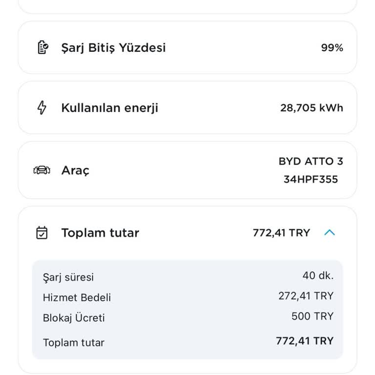 ZES Şarj İstasyonları ZES Blokaj Ücreti