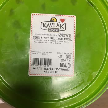 Kavlak Zeytin Kavlak Kızıl Zeytin Ambalajında Küflendi