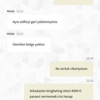 Kingbetting Hesap Onayı İsteyip Çekim Yaptırmadılar