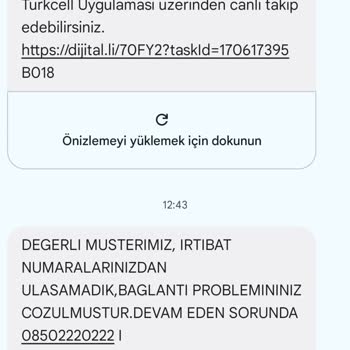 Superonline Üntaş Bayi Arıza Kaydı, İşlem Yapmadan Kaydı Kapattılar.