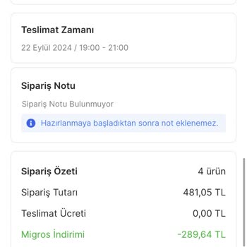 Migros Hesabımdan Fazla Para Çekti